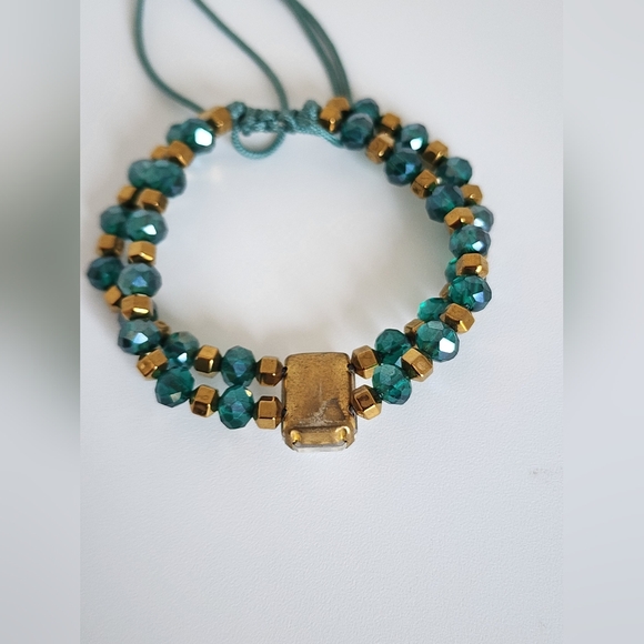 Set of Three Beaded Adjustable Bracelets - Picture 4 of 10